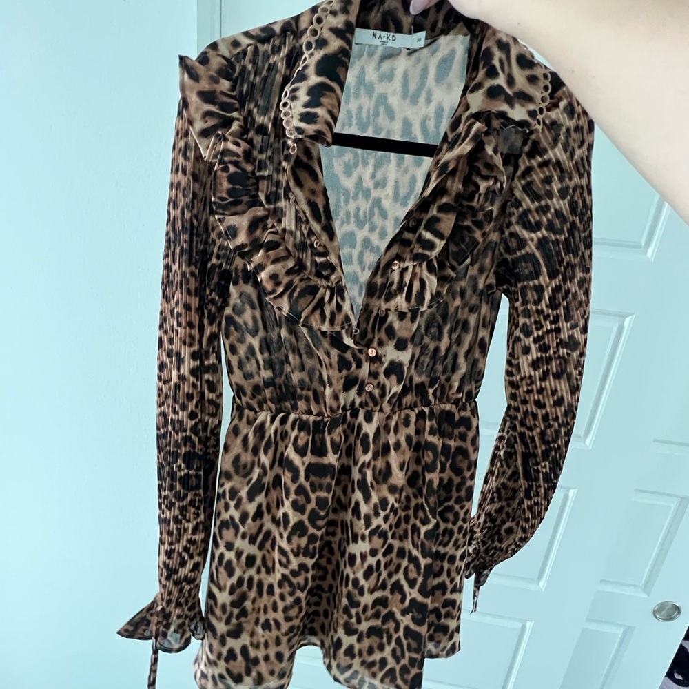 NAKD leopard print dress